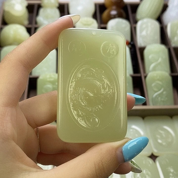 昆仑石双面守护龙