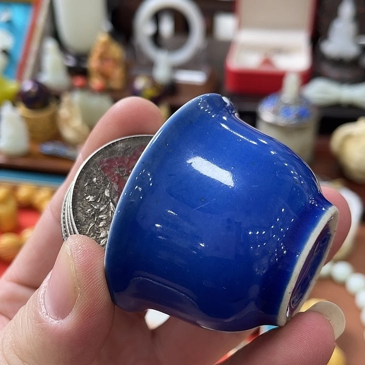 半***光瓷片精美雕刻精美