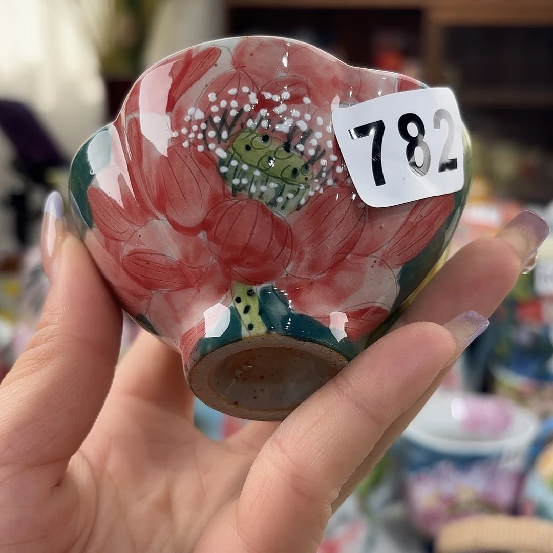 瓷片景德镇手绘高温釉下彩陶瓷茶具