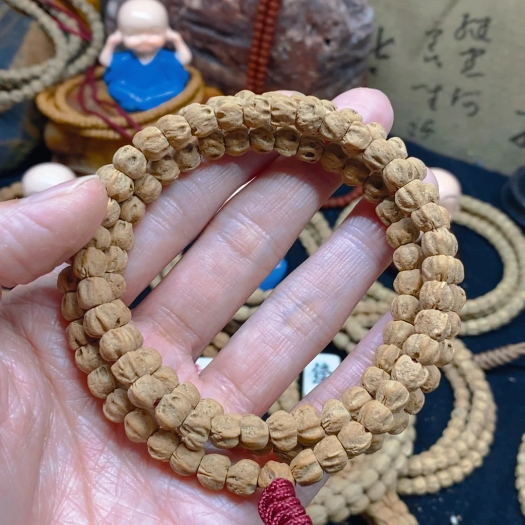 柏香籽/百香籽吊坠多棱深坑