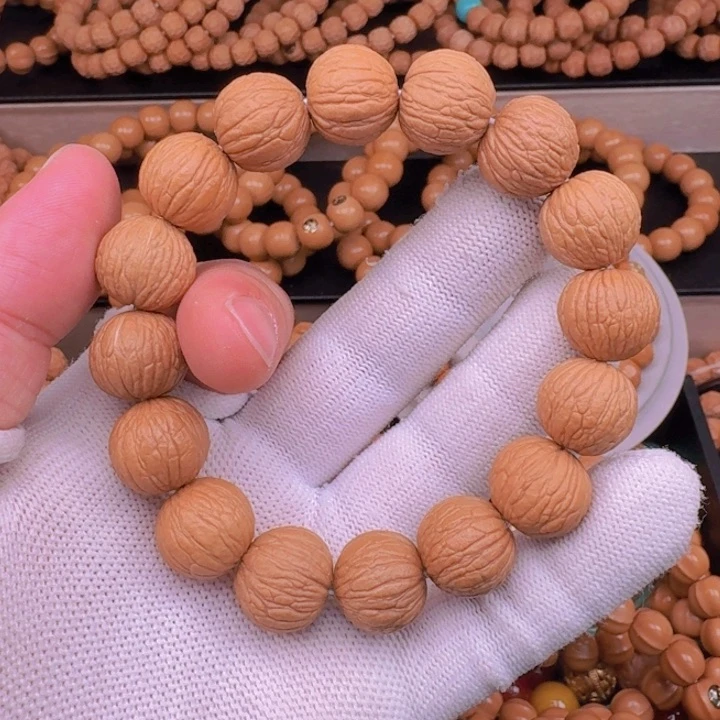 猴头核桃手串凤羽15