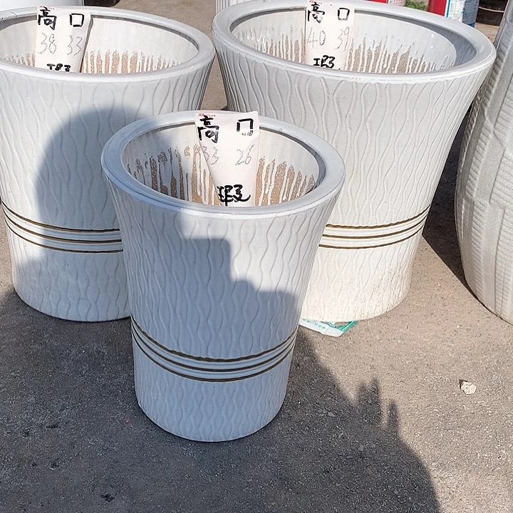 花盆陶瓷的制作瑕疵一套