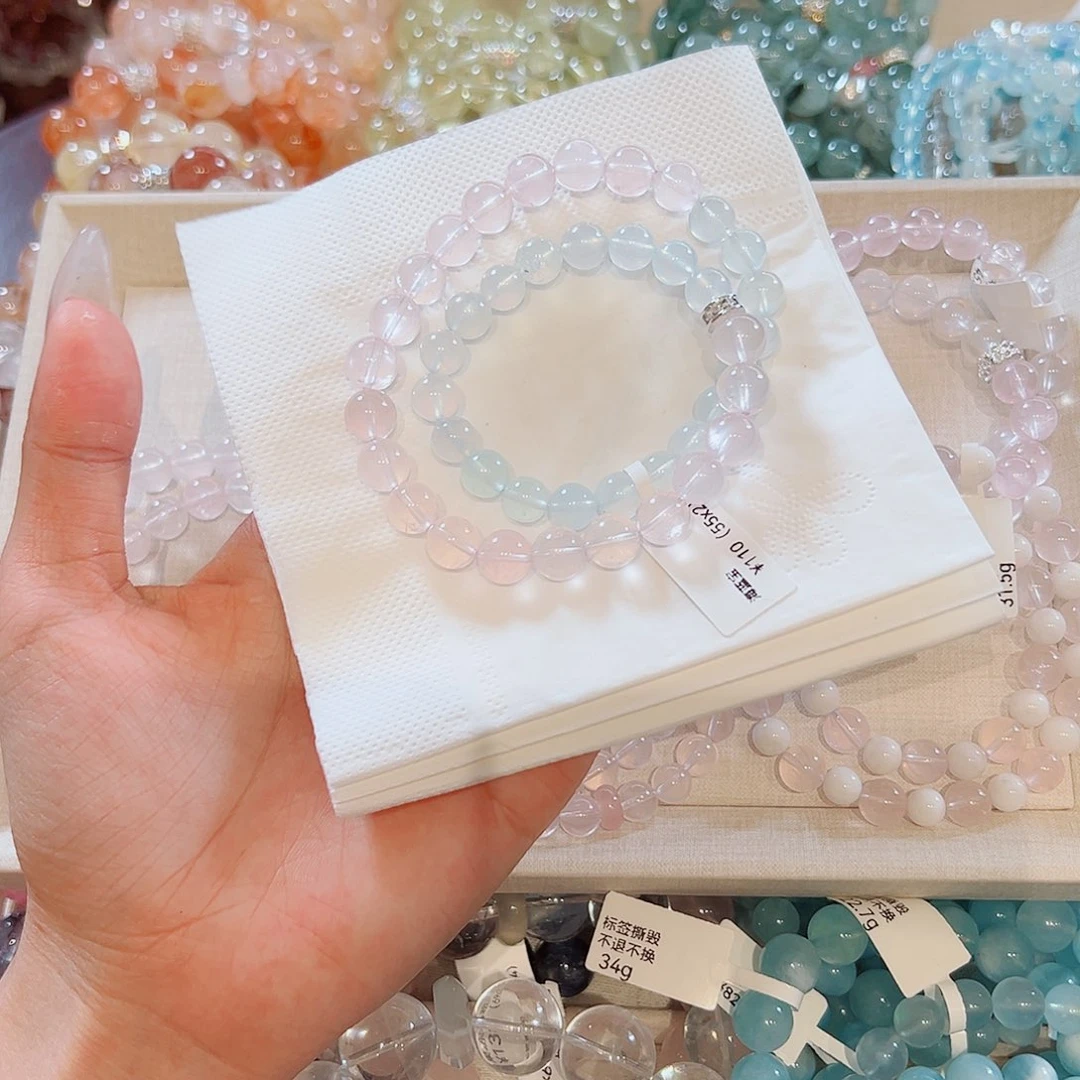 起***难水晶手链未镶嵌48小时鉴赏