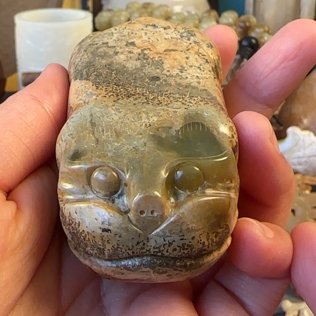 独***身和田玉（糖玉）未镶嵌颈饰