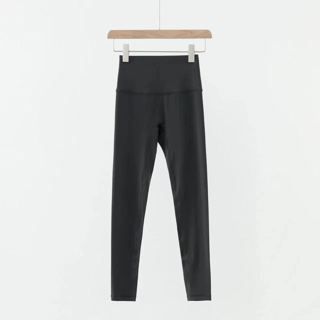 莱卡高弹裸感九分瑜伽打底裤