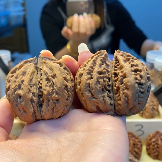 把件桃核双棒楸子