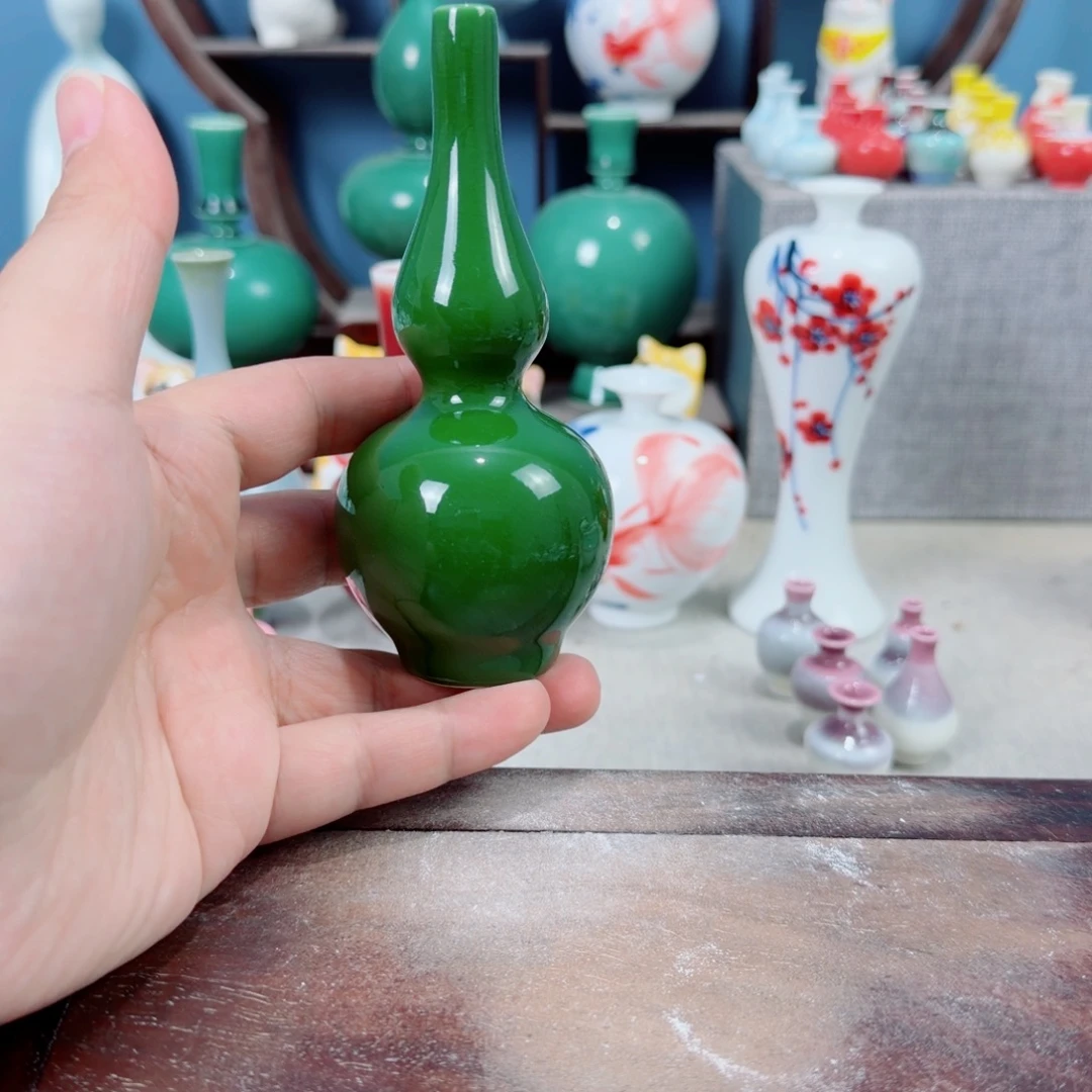 陶瓷手工小花器摆件