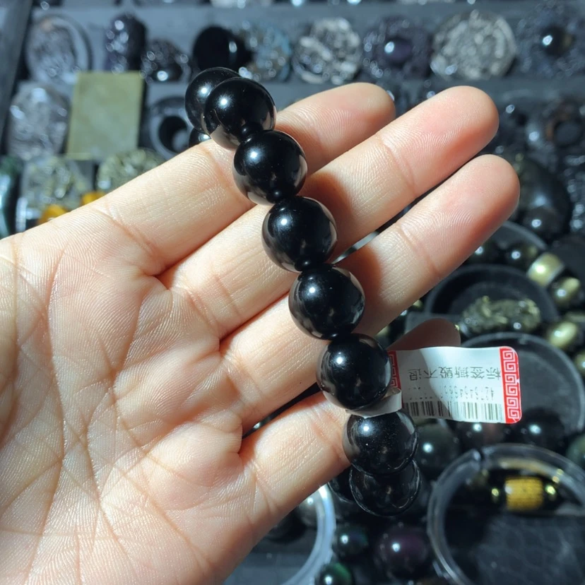 【闪购商品】黑曜岩手串未镶嵌零*玖