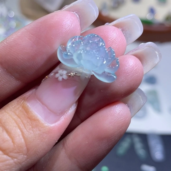 颈饰未镶嵌翡翠莲花