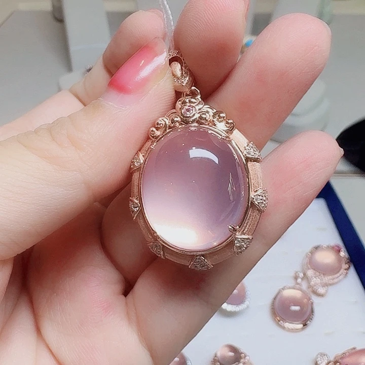 吊坠925银合成立方氧化锆