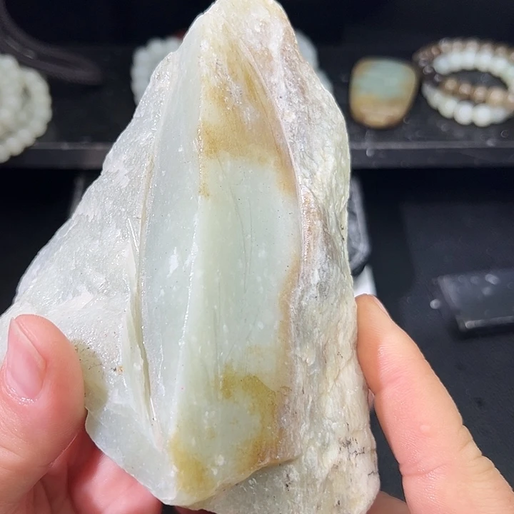 和田玉（糖玉）未镶嵌车挂