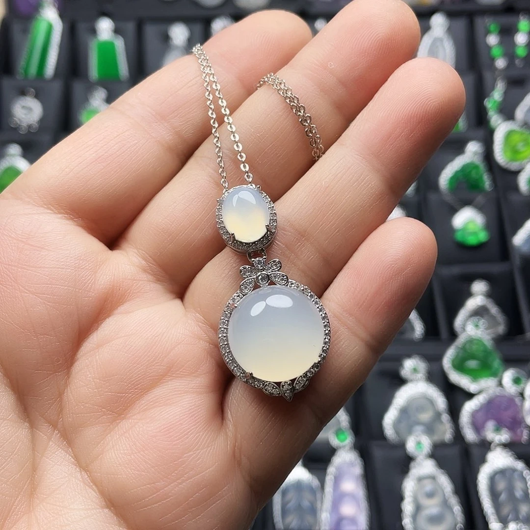 玛瑙/玉髓颈饰合金