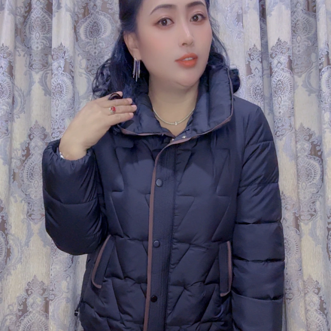 短款冬季新款高贵洋气时尚气质百搭保暖棉服外套