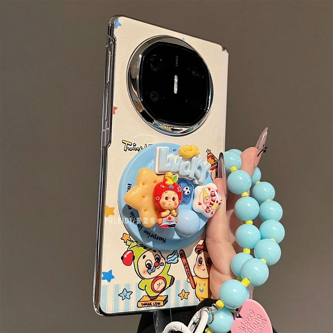 ins风磁吸星星支架适用华为MateX6典藏版折叠屏手机壳中轴全包