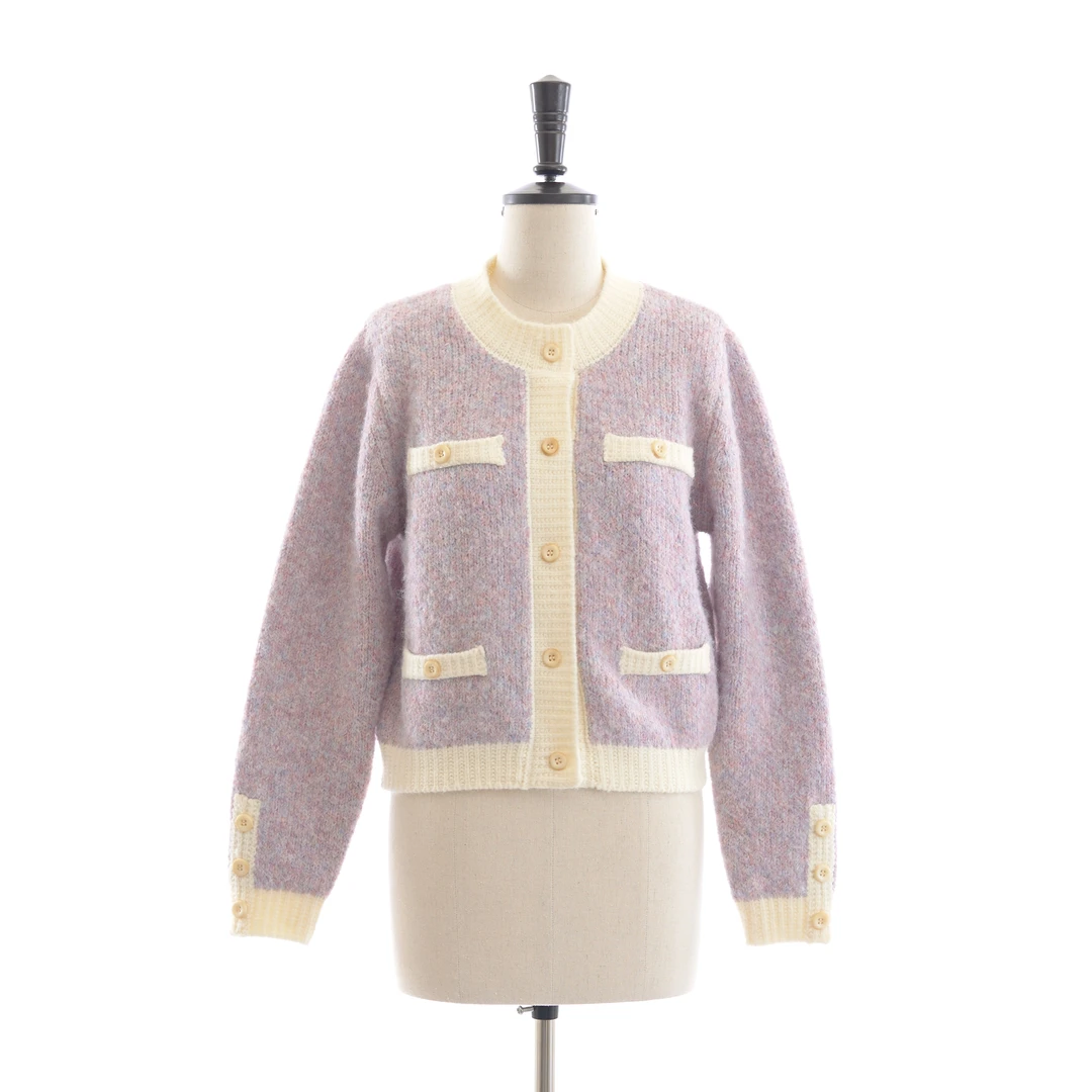 ^3宝^【香芋布蕾 上衣】时尚百搭气质休闲短款上衣  B206