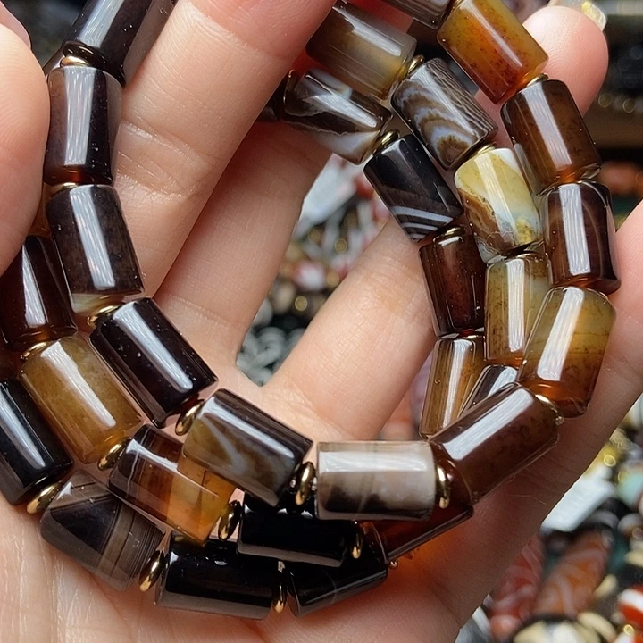 玛瑙/玉髓未镶嵌手链发一条