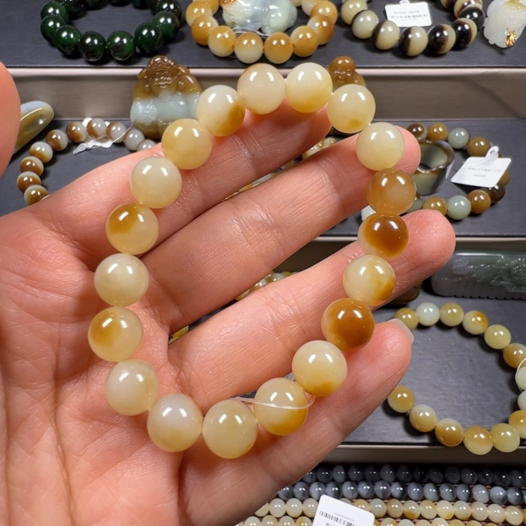 和田玉未镶嵌手链卡10