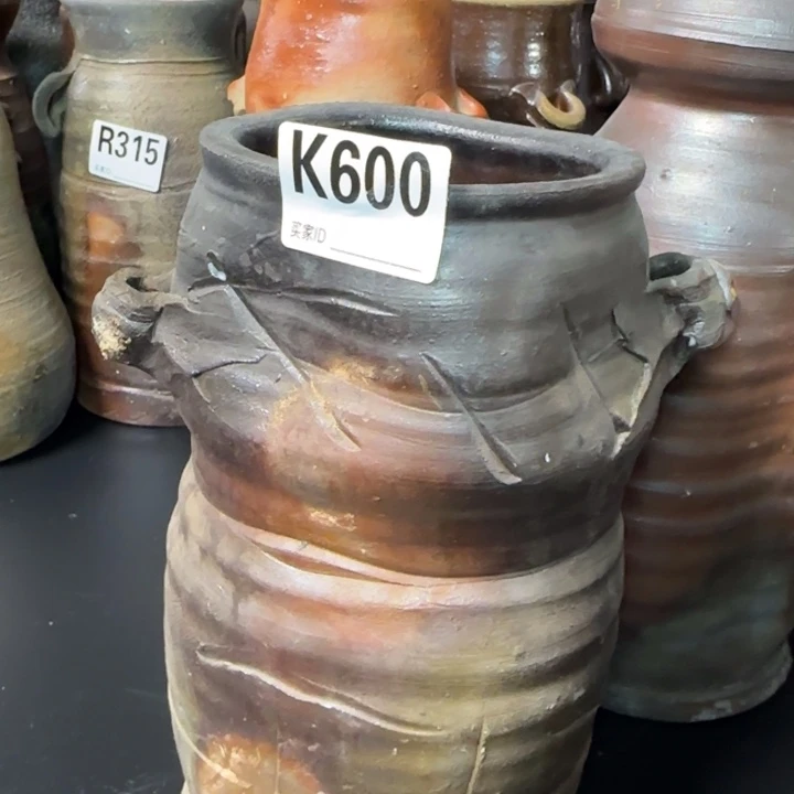 备前烧作品备前烧作品底裂透