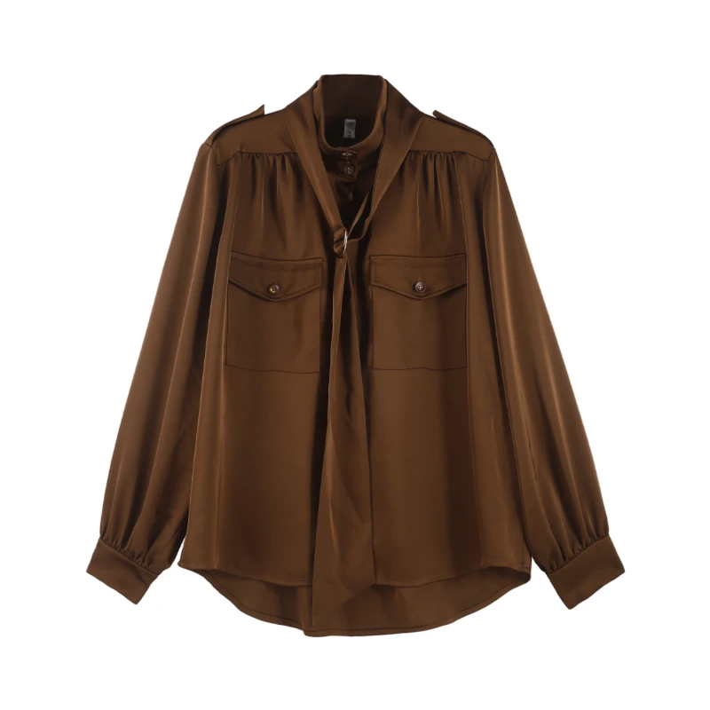 「告白诗」2025年春季设计感高级法式宽松衬衣HBZC622199 nn nnassa