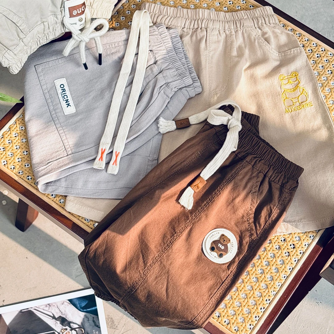 夏季休闲裤童装阔腿裤夏装运动裤男百搭童女童宽松韩版