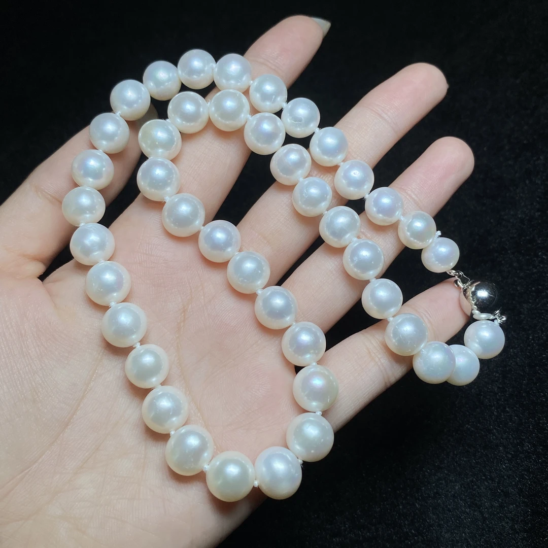 【小北珠宝】淡水珍珠项链尺寸约9-10mm【多样性发一件】7-WJ10X66