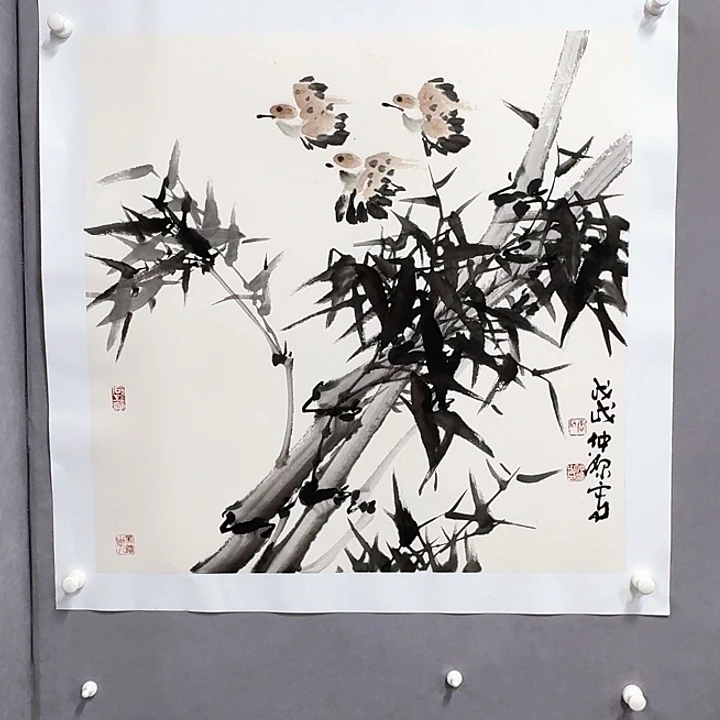 国画亲笔手绘放心去藏