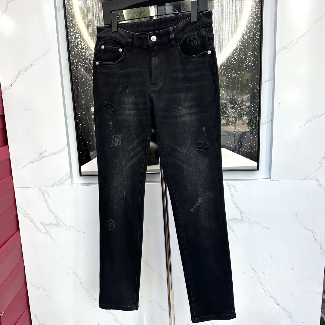 【PP牛仔裤】新款秋冬男士潮流英伦风休闲百搭秋季男牛仔裤子8251