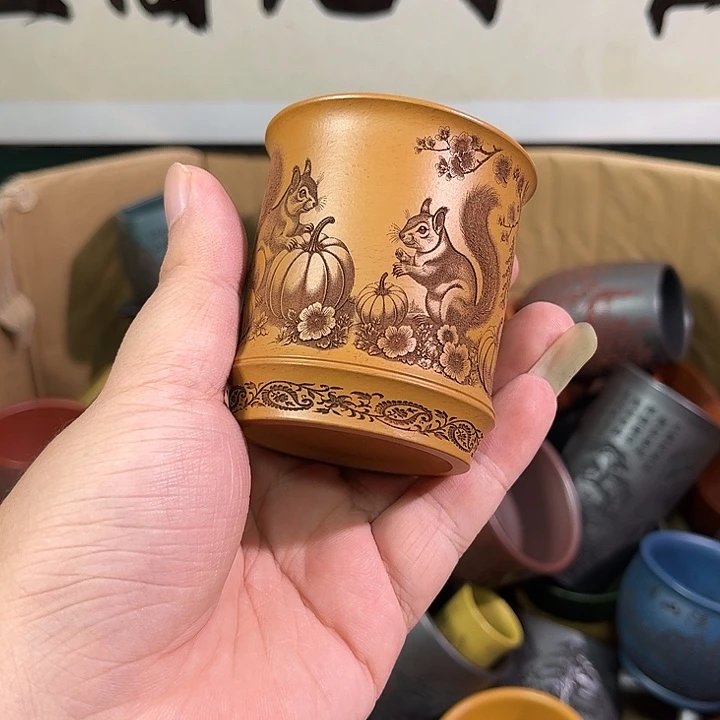 茶杯紫砂全手工紫砂主人杯