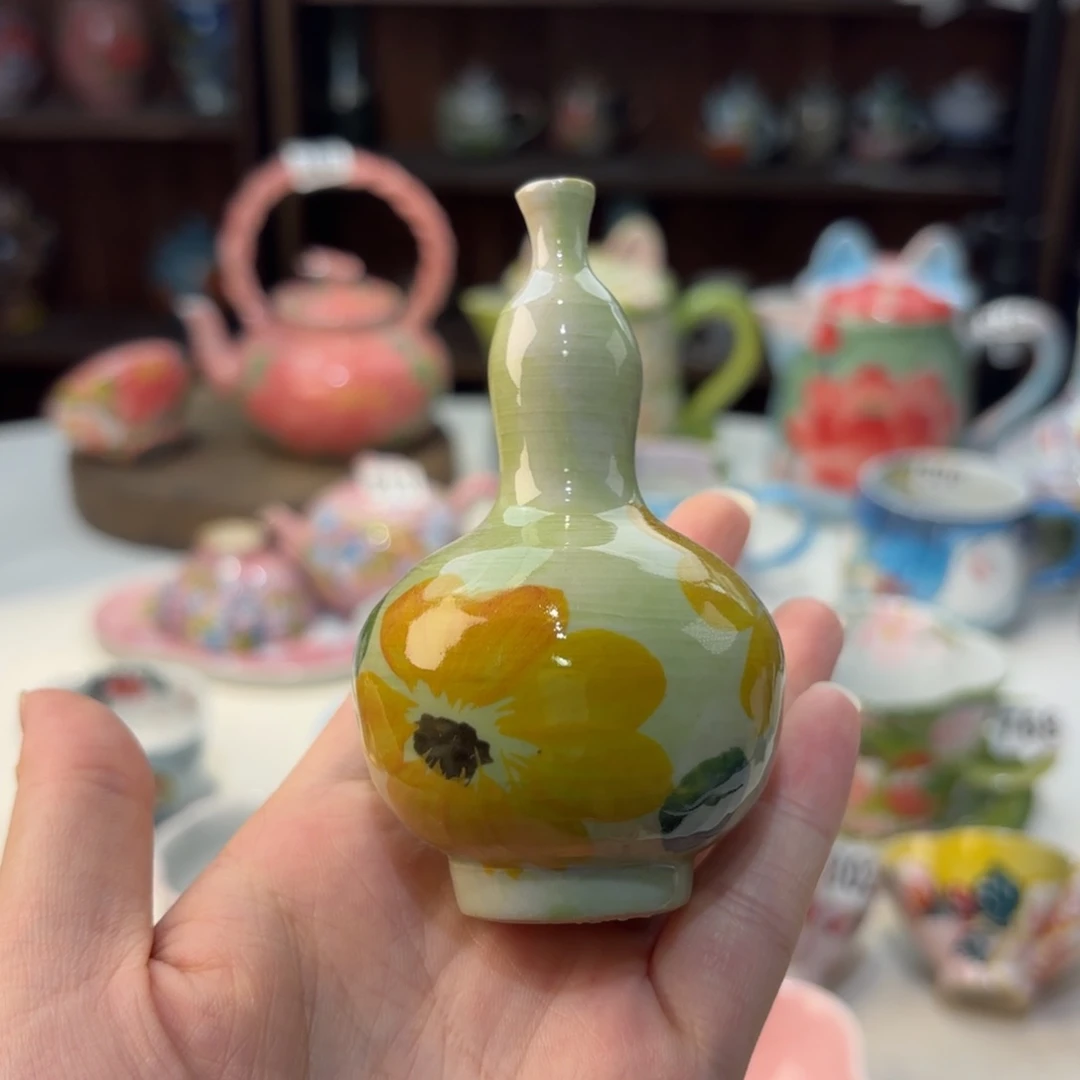 景德镇手绘高温釉下彩陶瓷茶具