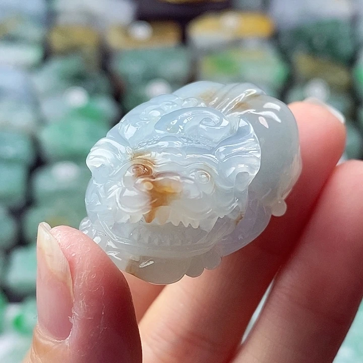 颈饰未镶嵌翡翠天然