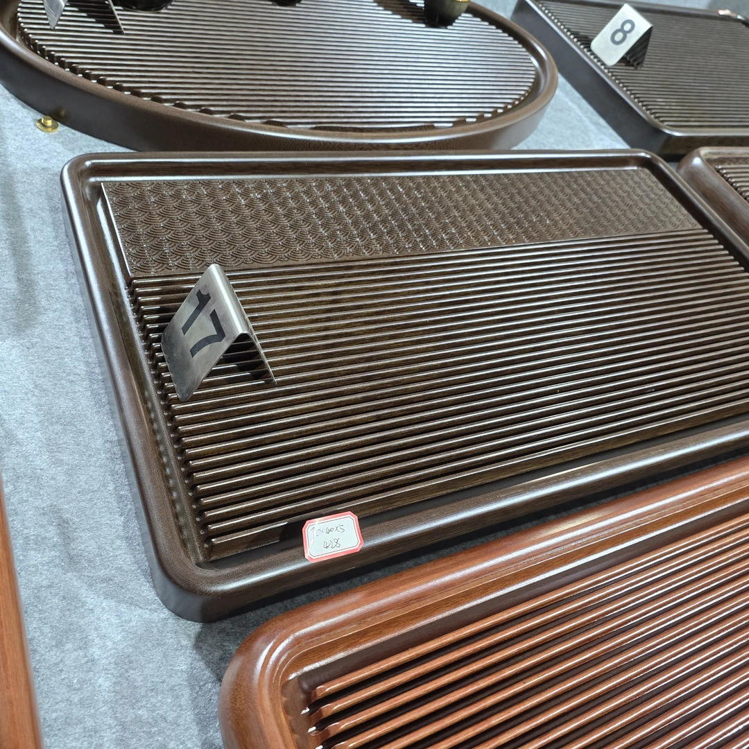 博观70×40×5电木茶盘排水整块家用客厅办公室茶台