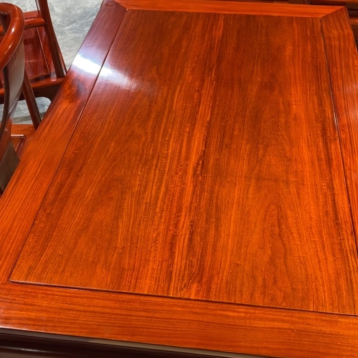 用***7紫檀木类成套家具缅甸花梨木