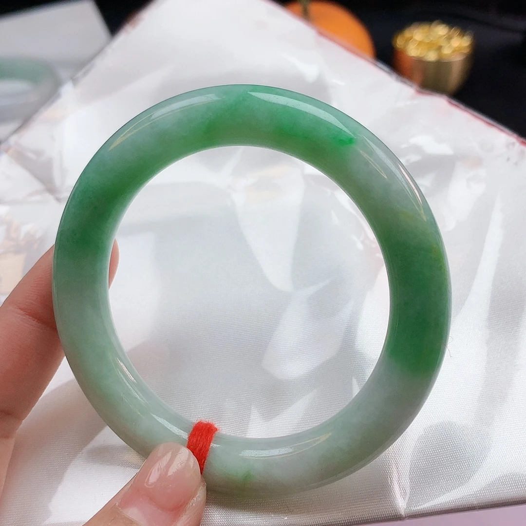 翡翠手镯未镶嵌53圈圆2273