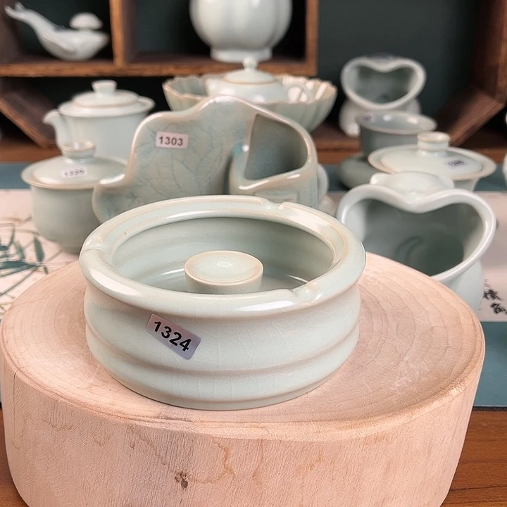 杯送*1324 原矿汝瓷汝州发货瑕