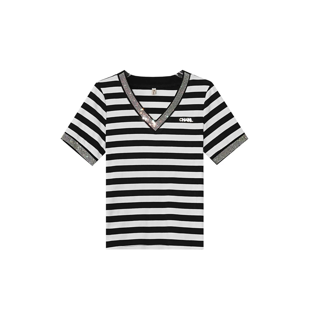 A68788新款洋气百搭休闲短袖