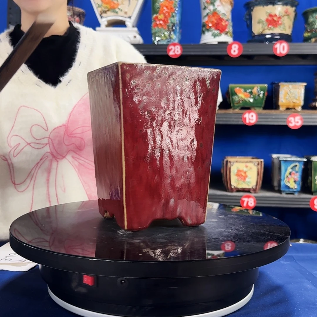 9595石湾微瑕窑变随机外口14内深19
