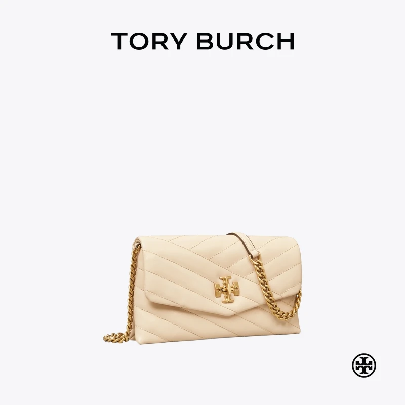 TORY BURCH 汤丽柏琦 KIRA 绗缝迷你钱夹链条包 90343