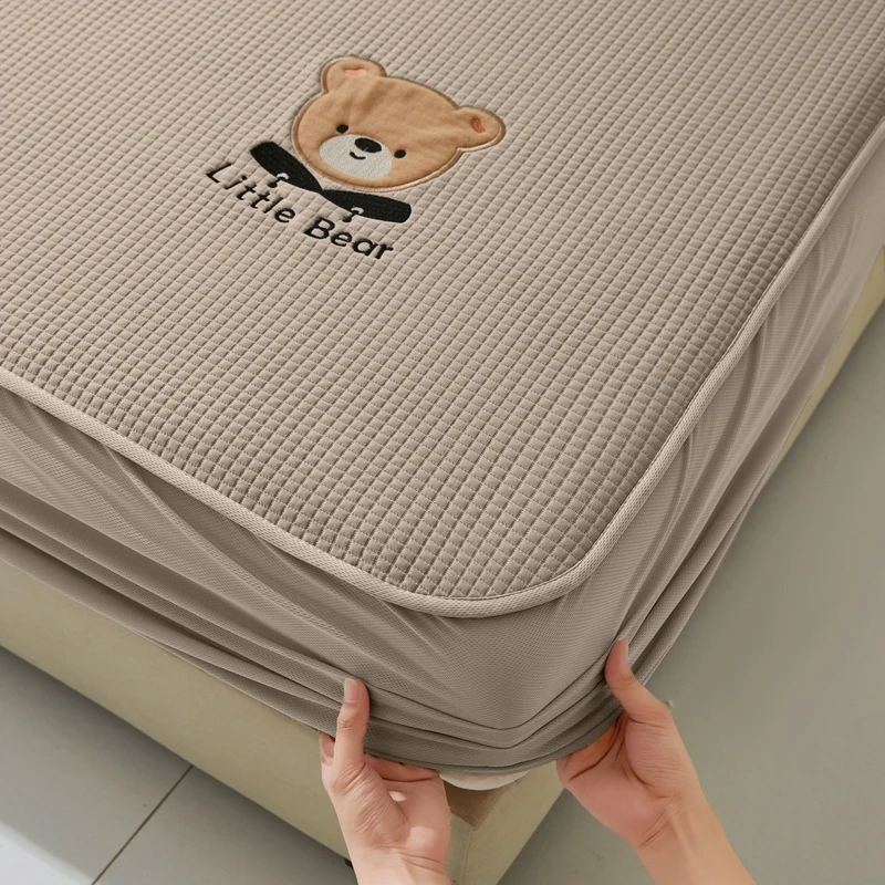 夏季冰豆豆凉席床笠亲肤2025新款宿舍单双人空调席可机床垫保护罩