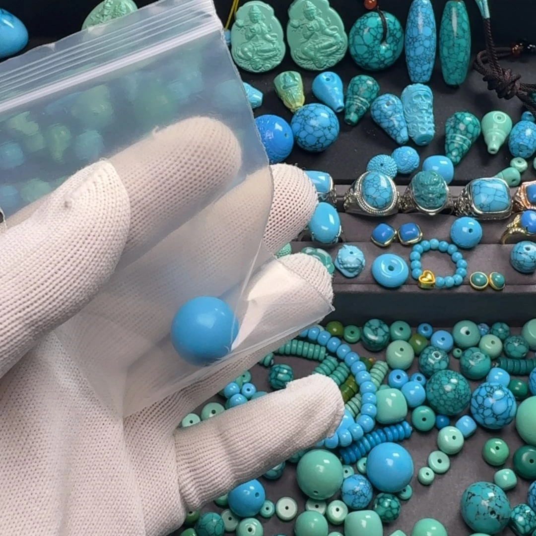 L****蓝色圆珠卡16.1尺寸单颗