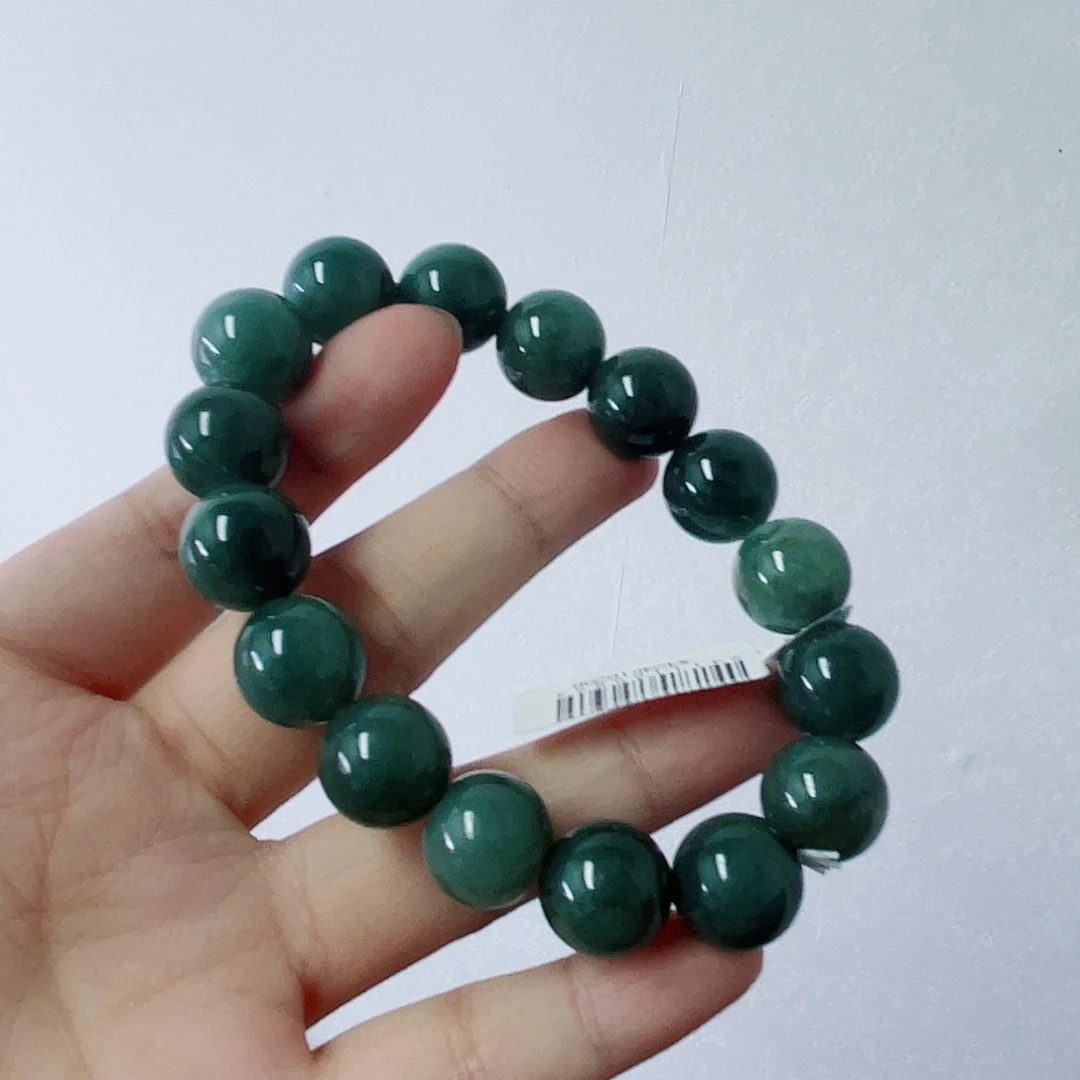 未镶嵌定制翡翠珠串