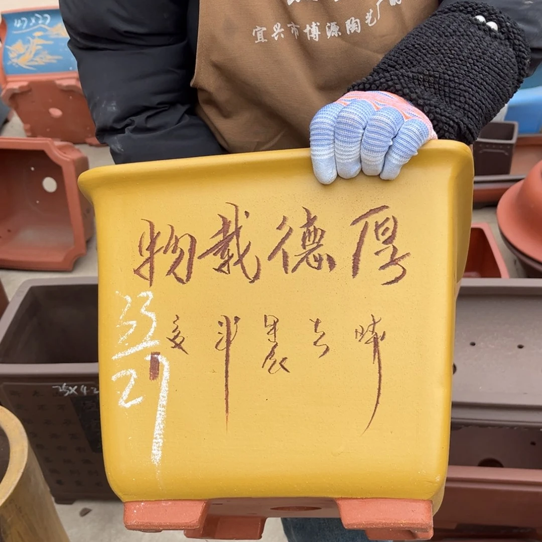 紫砂花盆盆景艺术