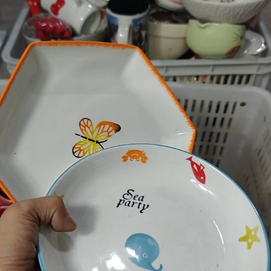 瓷片陶瓷杯碗盘微介意慎拍