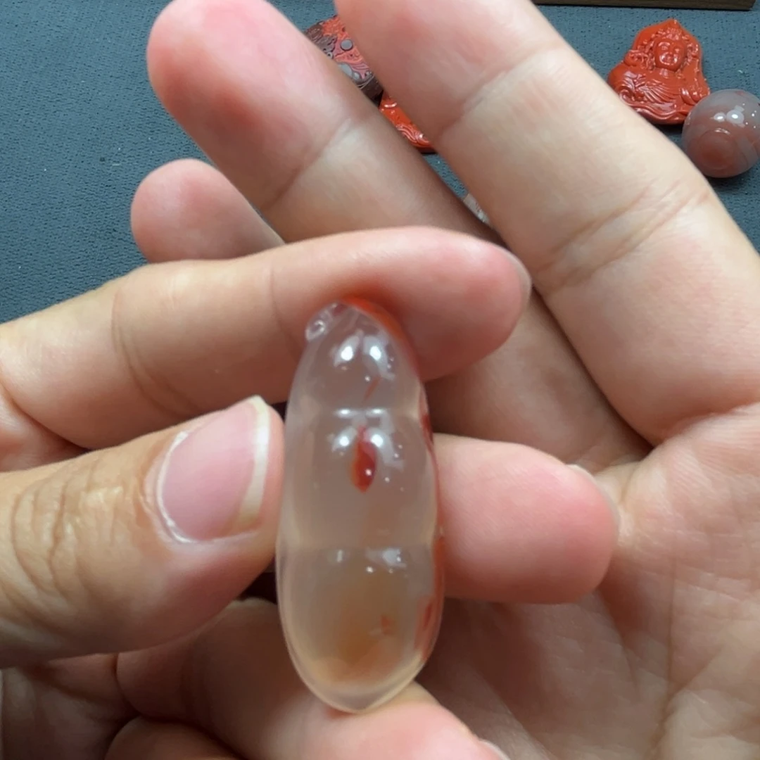 南红玛瑙未镶嵌吊坠