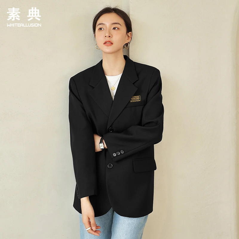 年终大促【755】西装外套韩版英伦风宽松高级感宽肩休闲小西服