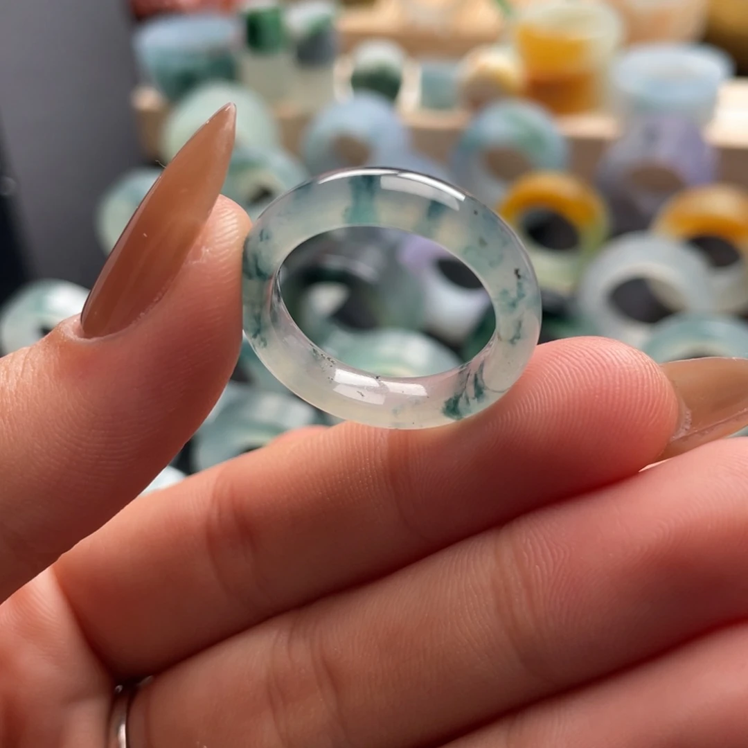 定制翡翠未镶嵌0**6戒指