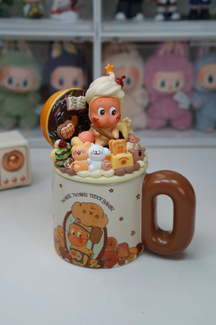 10个一组（7天内发)柒柒工艺创意个性潮流DIY星星人定制杯陶瓷