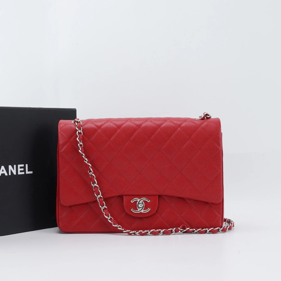 95新 Chanel/香奈儿 【白菜】 中号 链条包/BGK302440040