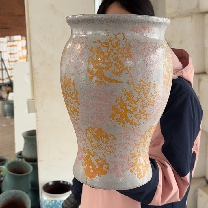 瑕疵高30口20花盆