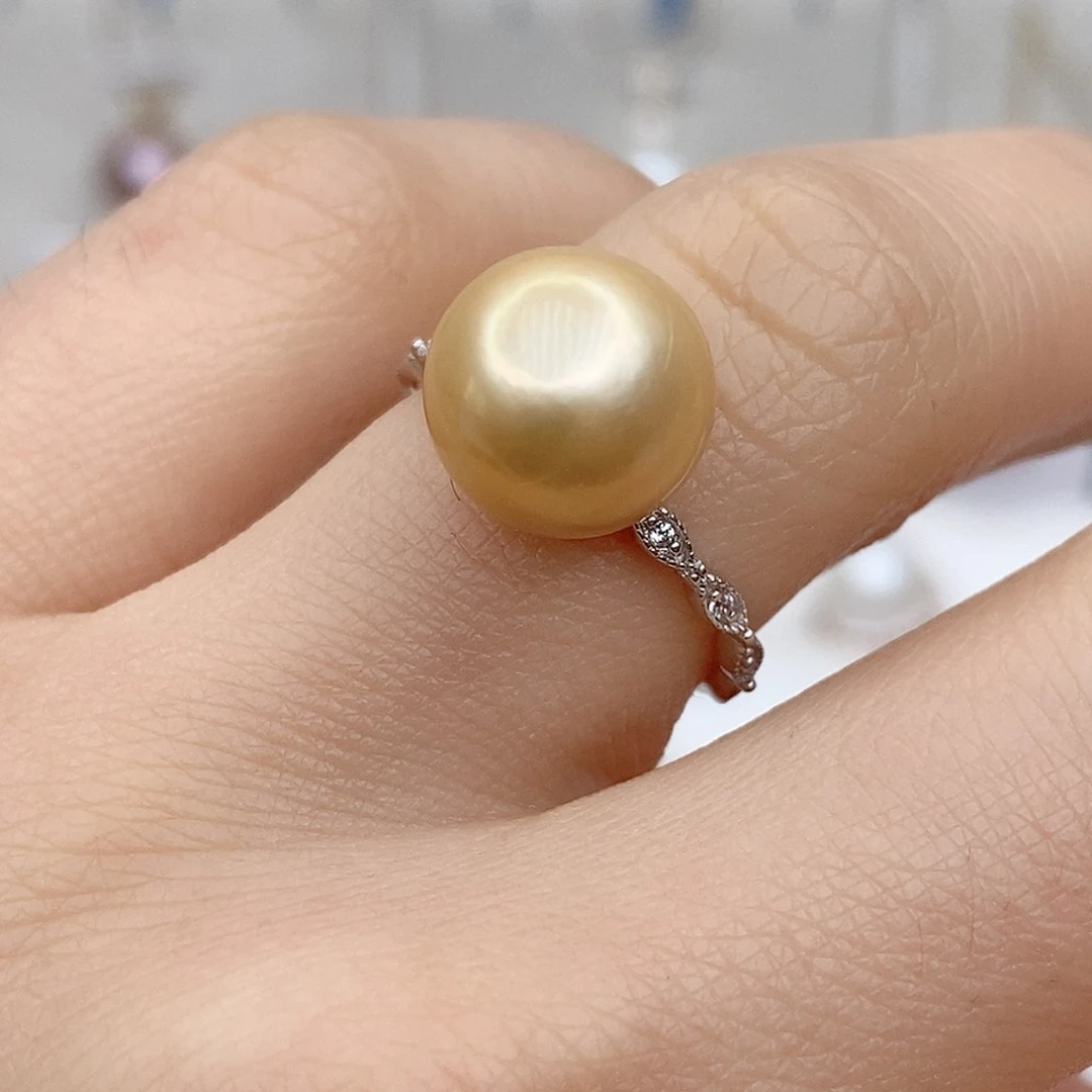 淡水珍珠颈饰银S925镶嵌