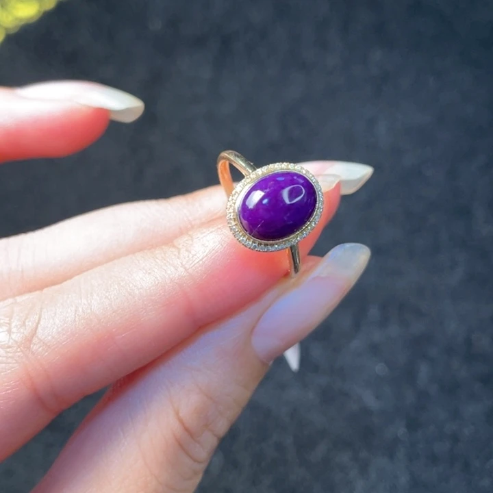 苏纪石（舒俱来）18K金镶嵌戒指